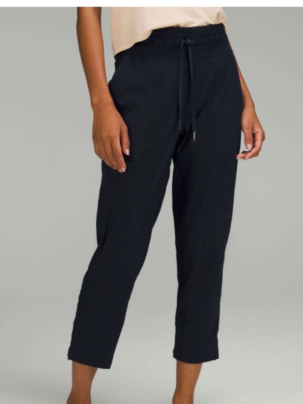 Lululemon Dance Studio Mid-Rise Cropped Pant, True Navy, Size 8